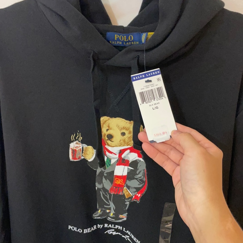 NOT AVAILABLE 💔 NWT Polo Bear Ralph Lauren Hoodie - Picture 1 of 5